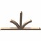 Ekena Millwork Richland Smooth Timber Gable Bracket, Douglas Fir, 108"W x 63"H x 5 1/2"D x 5 1/2"F, 14/12 Pitch GBW108X63X0606RIC00SDF - alternate 5